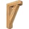 Ekena Millwork Traditional Craftsman Rough Sawn Bracket w/ Offset Brace, Western Red Cedar, 8"W x 28"D x 40"H BKT0806X28X40TRA04RWR - alternate 1